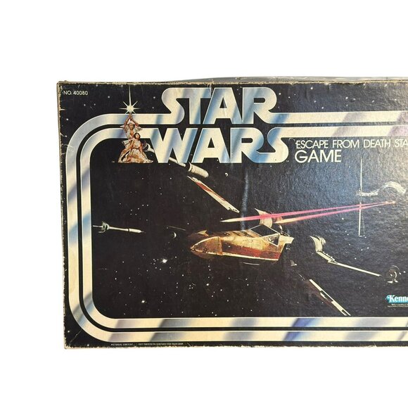 VTG 1977 Star Wars Escape from Death Star Board Game – Box Wear MISSING PIECES - Picture 2 of 7